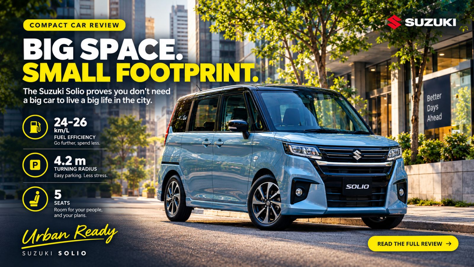 Suzuki Solio: A Compact Car Review You Need
